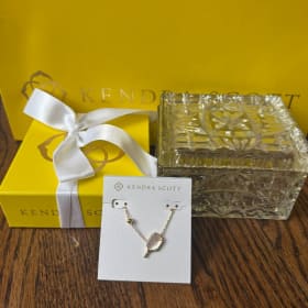 7) Stylish Kendra Scott Pickleball Pendant with Crystal Box item