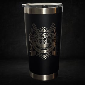 20 oz. Black Coffee Tumbler w/ magnetic lid item