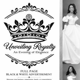 Inside Front Page Black & White Advertisement item