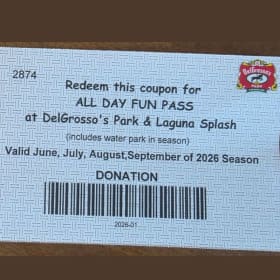 DelGrosso's Park & Laguna Splash passes (x2) item