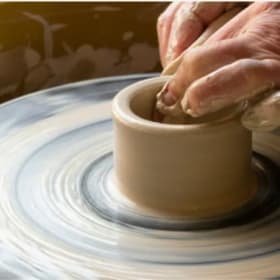 The Art House Sip & Center Pottery Class item
