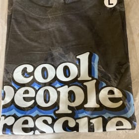 Gray Cool People Rescue Dogs t-shirt item