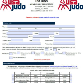 USA Judo Annual Membership Under 17 years and under item