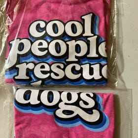 Pink Cool People Rescue Dogs t-shirt item