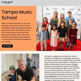 🎶 Tampa Music School - Music Lessons Package (A) item