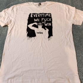 Homo Riot/Adam's Nest T-Shirt "Everytime We F*ck We Win"(XL) item