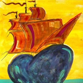 Sailing Art Card item