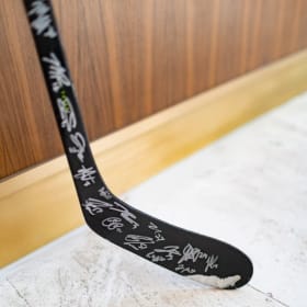 Greenville Swamp Rabbits Signed Hockey Stick + 4 Tickets item