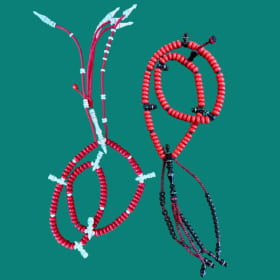 SOLD OUT - Prayer Beads - Red Coral item