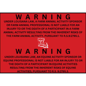 Posted Sign 4ft x 3ft item