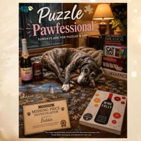20) The Ultimate Puzzle, Wine & Cocktail Night Kit item