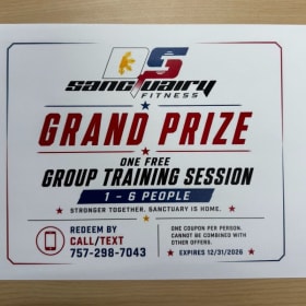 Group Personal Training Session by Sanctuary Fitness item
