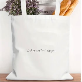 Beige Tote Bag item