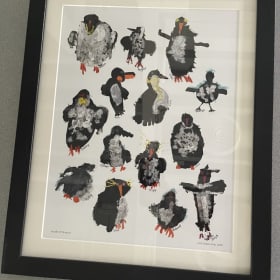 Huddle of Penguins - Field Station Kids’ Artwork item