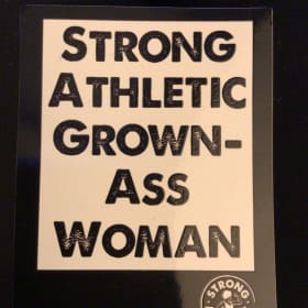 Strong Ass Woman Sticker item