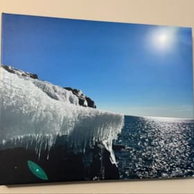 Winter Ice Photograph on Canvas item