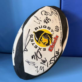 Signed Exeter Chiefs Rugby Ball - Father's day Gift item