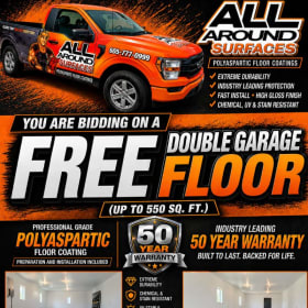 Polyaspartic Garage Floor Resurface item