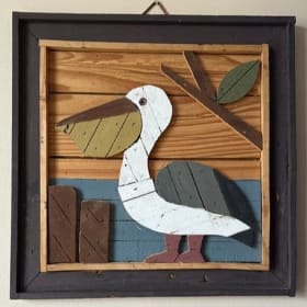 Wooden Art Pelican item