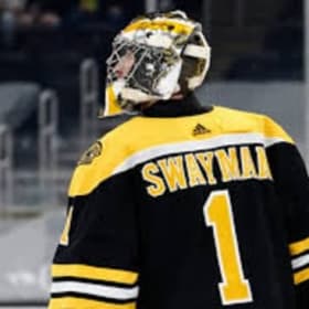 Bruins Club Seats + Signed Swayman Puck item
