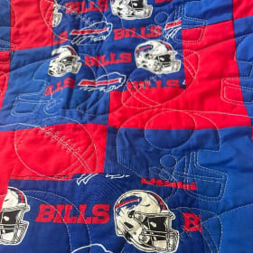 Handmade Buffalo Bills Quilt item