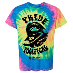 Neon Rainbow Tie-Dyed T-Shirt item