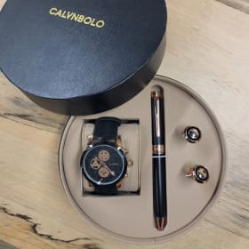 Men's Watch Set (Black) item