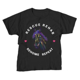 Rescue Rehab, Rehome, Repeat - Youth T-shirt item