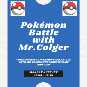 Pokemon Battle with Mr. Colger item