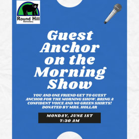 Guest Anchor on the Morning Show item