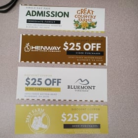 Admission to Great Country Farms + $75 in Coupons item