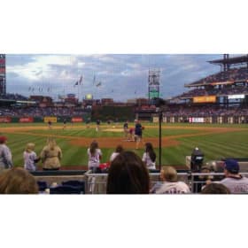4 Phillies "Diamond Club" Tickets Directly Behind Home Plate item
