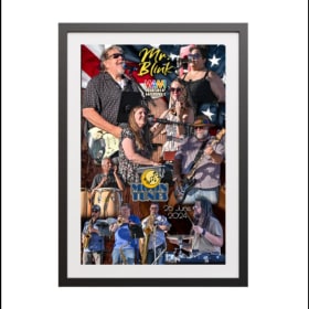Mr. Blink Autographed Poster item