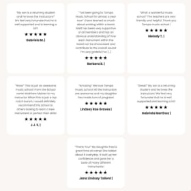 🎶 Tampa Music School - Music Lessons Package (A) item