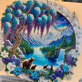 Diamond Art Bears in the Woods item