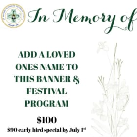 “In Memory Of Tribute” item
