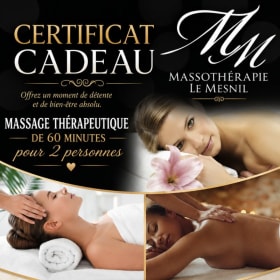 certificats cadeau (2 x massage 60 minutes) item