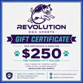 Revolution Dog Sports Gift Card item