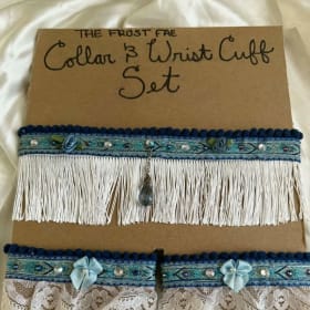 Collar and Cuff set #1 by AlaskaMakes (Blue) item