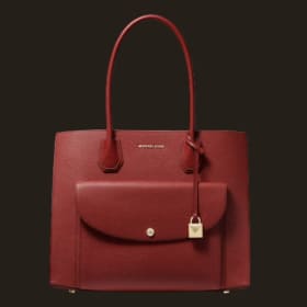 Designer Michael Kors Mercer Large Pebbled Leather Tote item