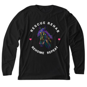 Rescue Rehab, Rehome, Repeat - Long Sleeve T-shirt item