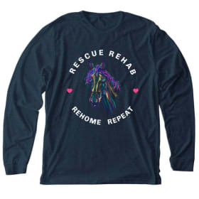 Rescue Rehab, Rehome, Repeat - Long Sleeve T-shirt item