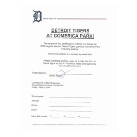 Detroit Tigers Game for 4 item