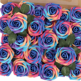 Rainbow Foam Rose item