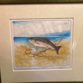Trout at Granger Point —Artwork by Darryl Abraham item