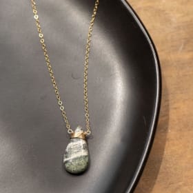 Swiss Opal Teardrop Pendant Necklace item