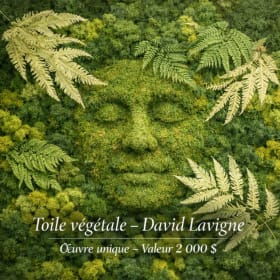 Toile végétale item