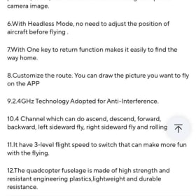 Drone A with 8k dual camera item