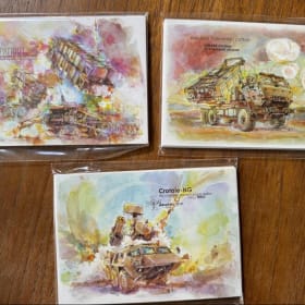 Postcards of Ukrainian military kit - 8 assorted cards item