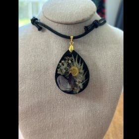 Botanical Pendant by Carol Anthony, Periwinkle Co item